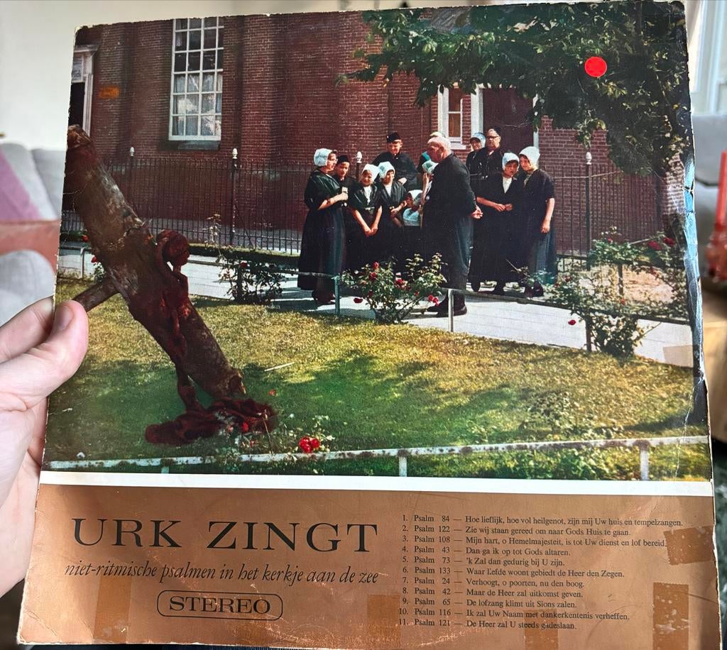 Zeldzame LP Urk Zingt: Niet-ritmische psalmen in het Kerkje, Ophalen of Verzenden, Gebruikt, 12 inch
