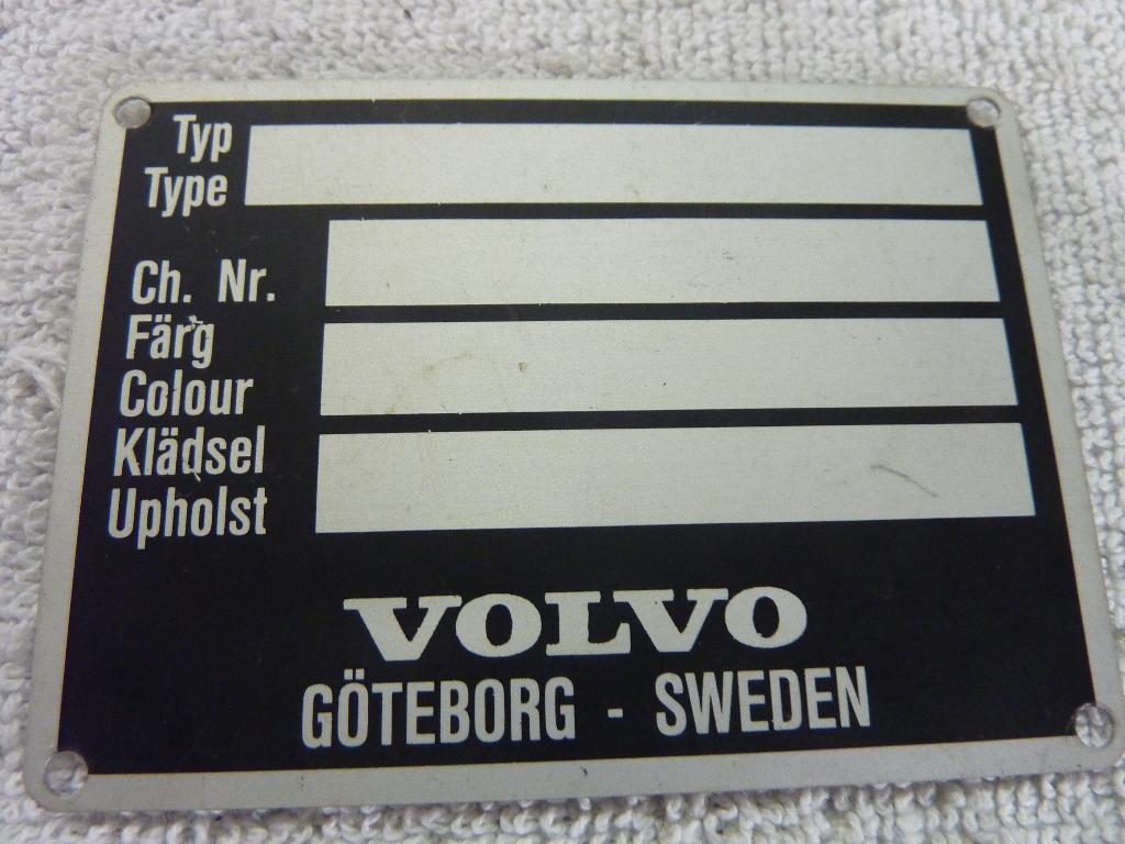 Volvo Amazon type plaatjes, Ophalen of Verzenden