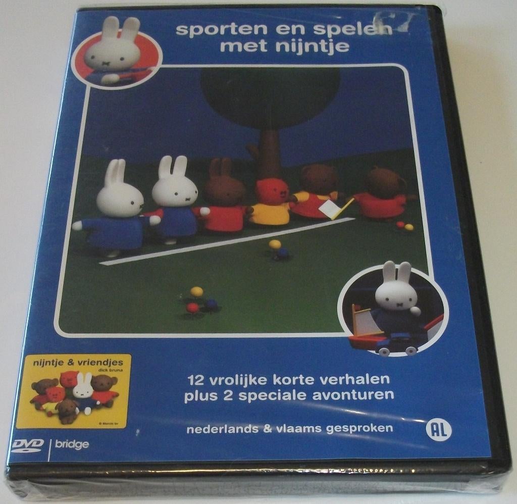 Dvd *** NIJNTJE *** Sporten en Spelen met Nijntje *NIEUW*, Europees, Tekenfilm, Alle leeftijden, Ophalen of Verzenden