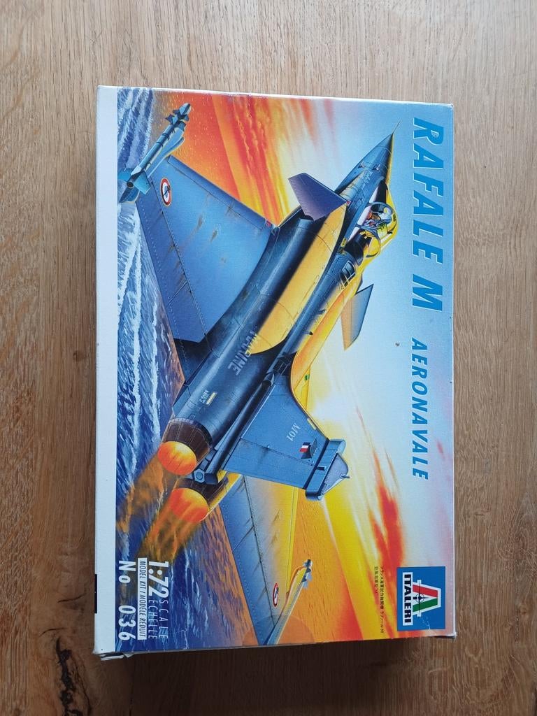Italeri 036 1:72 Rafale M Aeronavale, Ophalen of Verzenden, 1:72 tot 1:144, Italeri