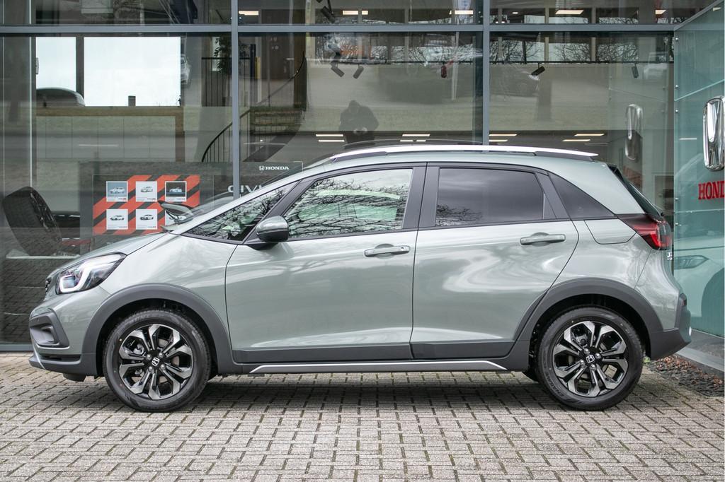 Honda Jazz 1.5 e:HEV Advance Crosstar - Cons.prijs rijklraar, 12 maanden, 1498 cc, Zwart, 4 cilinders