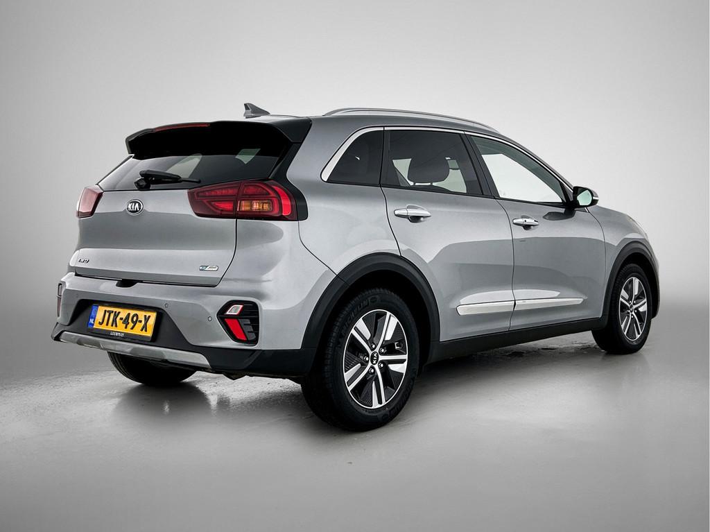 Kia Niro 1.6 GDi PHEV Dynamic Plus Line / Parkeersensoren +, 12 maanden, 77 km/l, Gebruikt, Leder en Stof