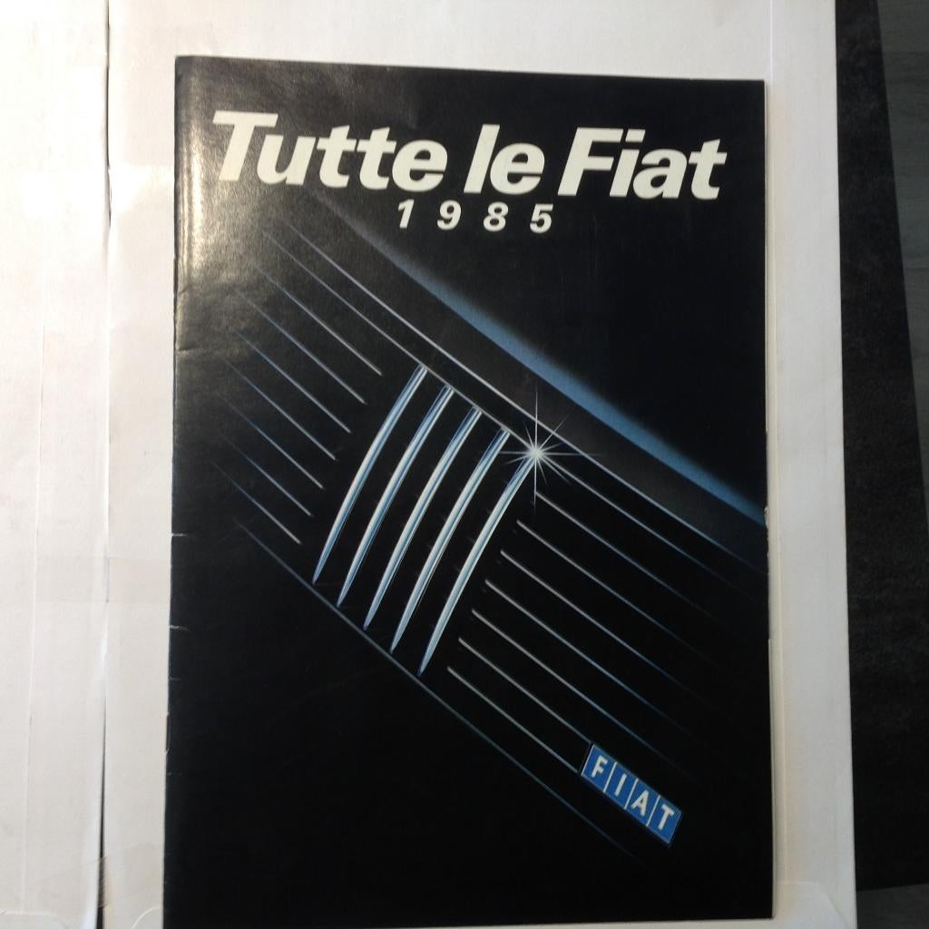 Alle Fiat's Tutte le Fiat 1985 folder  Italiaans 20 blz, Ophalen of Verzenden, Nieuw, Overige merken