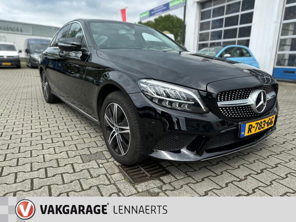 Mercedes-Benz C-klasse 180 Business Solution Luxury, Automaat, 12 maanden, Leder en Stof, Zwart