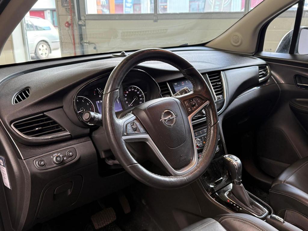 Opel Mokka X 1.4 Turbo Innovation automaat, Camera, Leer Sch, Auto's, Lichtsensor, Zwart, SUV of Terreinwagen, 500 kg