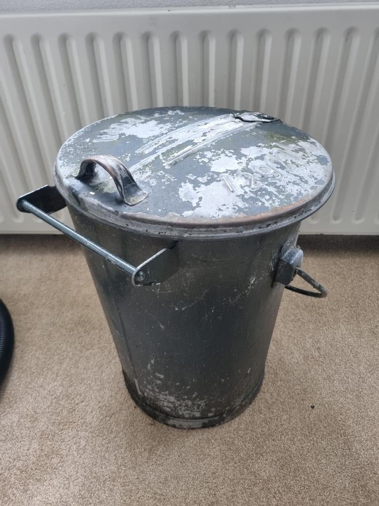 Vintage vuilnisbak Haarlem, Gebruikt, 50 tot 75 cm, Ophalen of Verzenden, 20 tot 30 liter