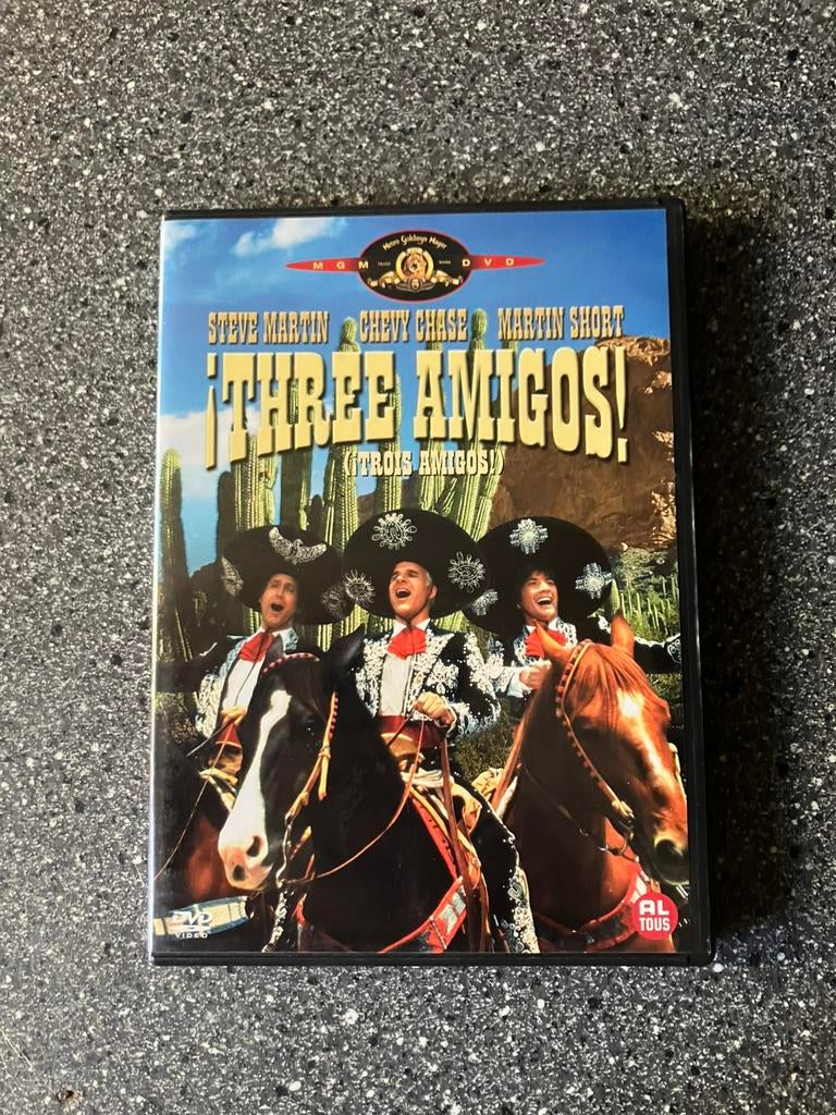 Three Amigos! (1986)  Chevy Chase, Steve Martin, Alle leeftijden, Ophalen of Verzenden, Zo goed als nieuw, Overige genres