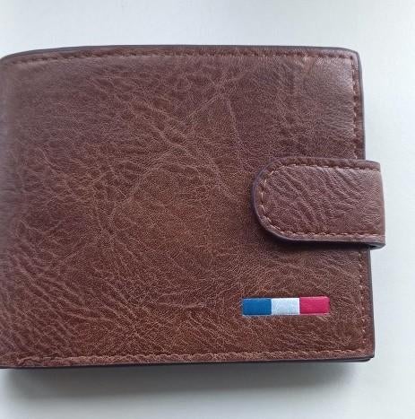 Heren Portemonee (nieuw), Sieraden, Tassen en Uiterlijk, Portemonnees, Ophalen of Verzenden, Nieuw, Bruin, Met knipsluiting