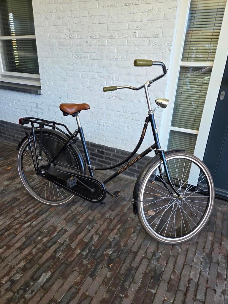 Highlander Weduwe Damesfiets Fiets - Zwart, Goede Staat, Ophalen, Gebruikt, Overige merken