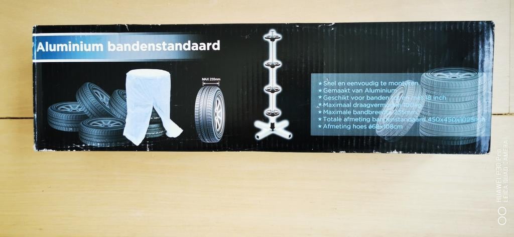 Aluminium Bandenstandaard met Hoes - Geschikt t/m 18 inch, Ophalen of Verzenden