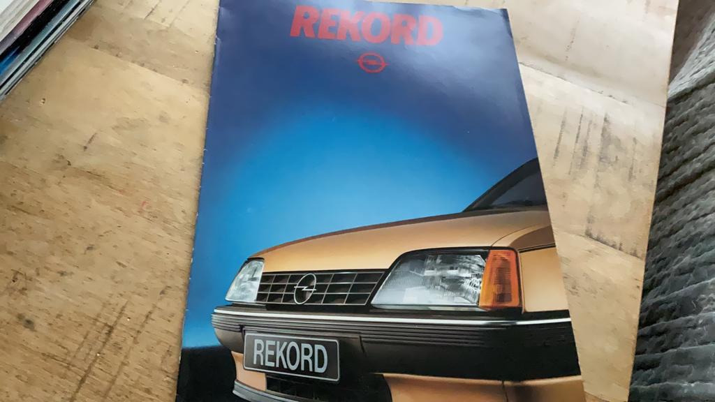 Opel rekord 09 1982, Ophalen of Verzenden, Zo goed als nieuw, Opel