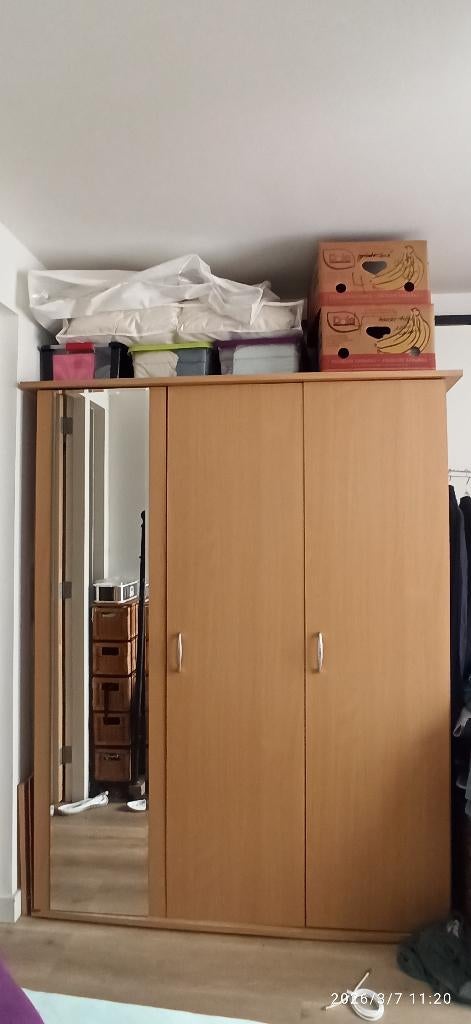 Kast voor kleren of opbergen, Huis en Inrichting, Ophalen, Met deur(en), Gebruikt, 100 tot 150 cm