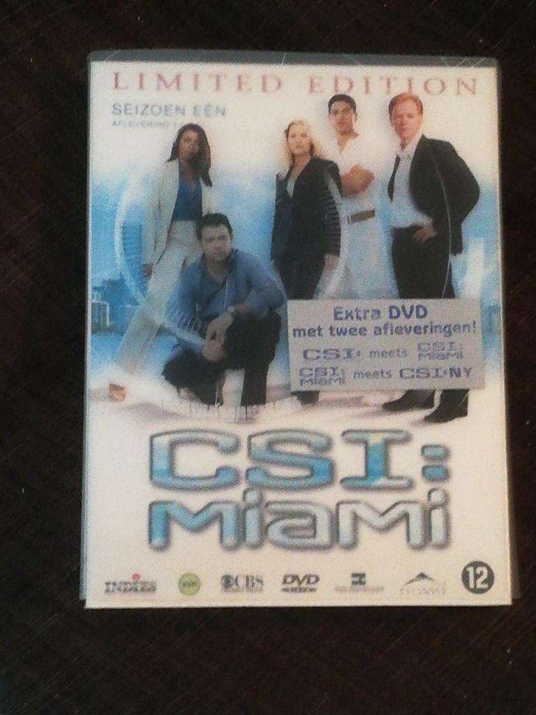DVD box CSI: Miami, aflevering 1 t/m 12 + 2, Limited edition, Boxset, Ophalen of Verzenden, Zo goed als nieuw, Actie en Avontuur