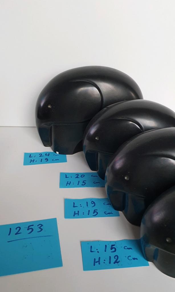 2253)set van 5 porseleinen olifanten, Ophalen of Verzenden