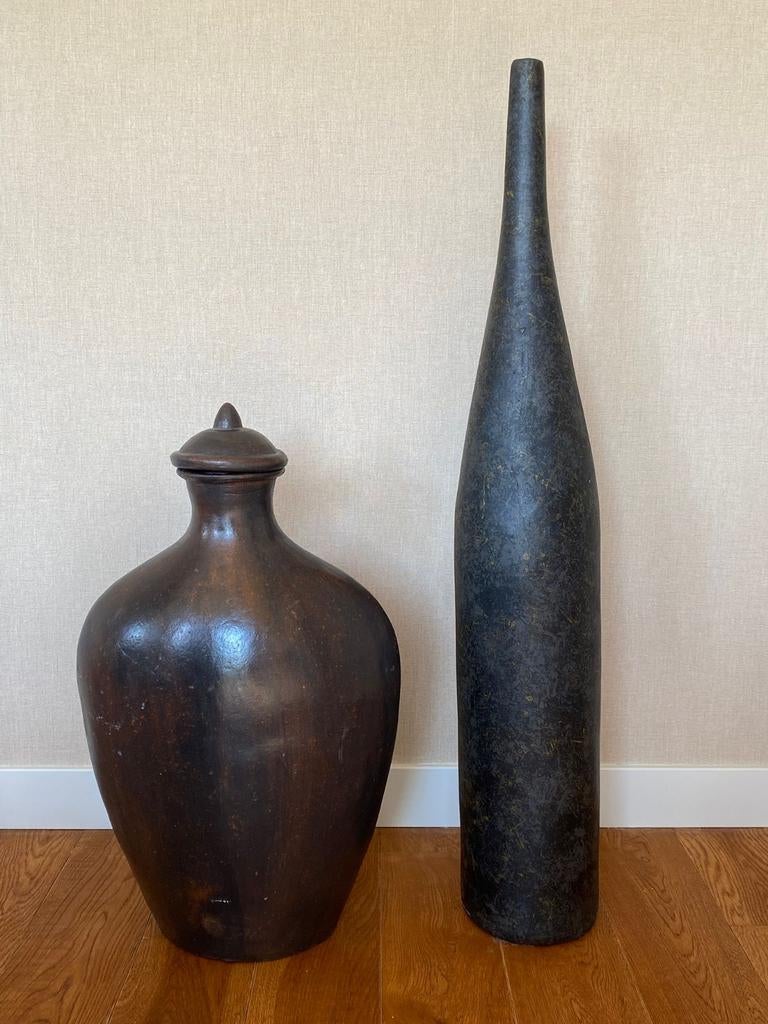 Grote siervazen, Ophalen, Steen, Gebruikt, Zwart