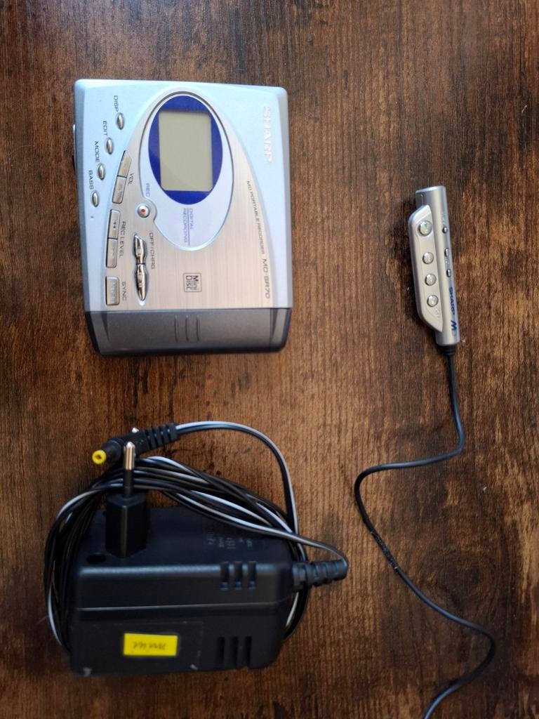 Sharp MD SR70 minidisc speler/recorder, Ophalen of Verzenden, Minidisc-recorder