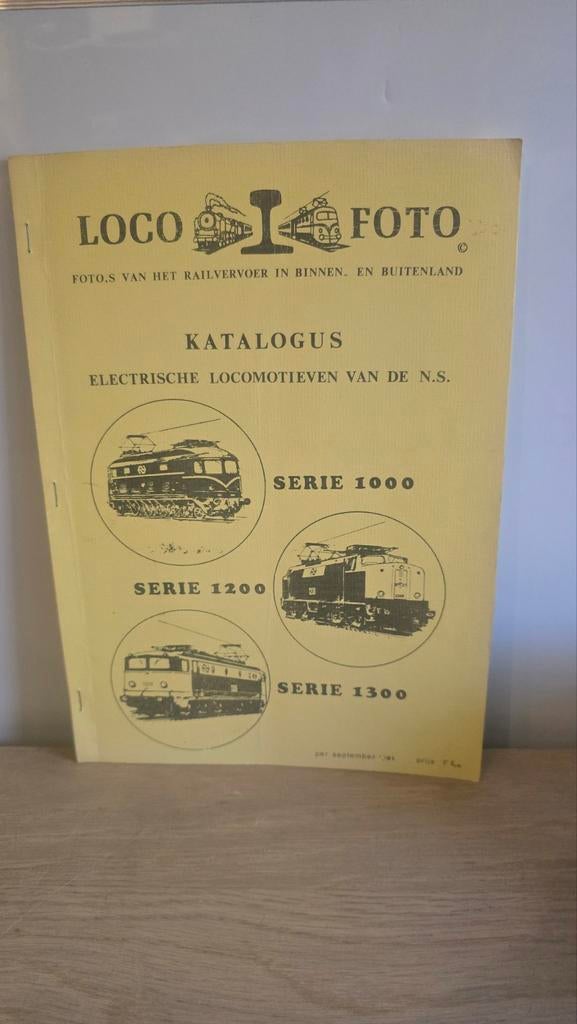 Loco boekje Elektrische Locomotieven NS, Verzamelen, Ophalen of Verzenden, Trein, Boek of Tijdschrift