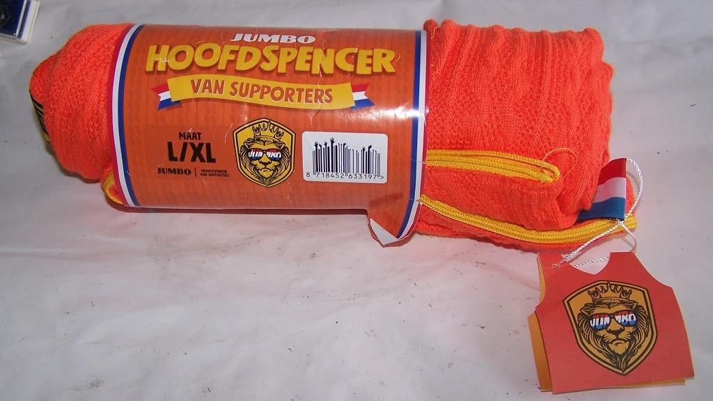 Jumbo Hoofdspencer van (Oranje) supporter. L/XL. Nieuw., Ophalen of Verzenden, Nieuw