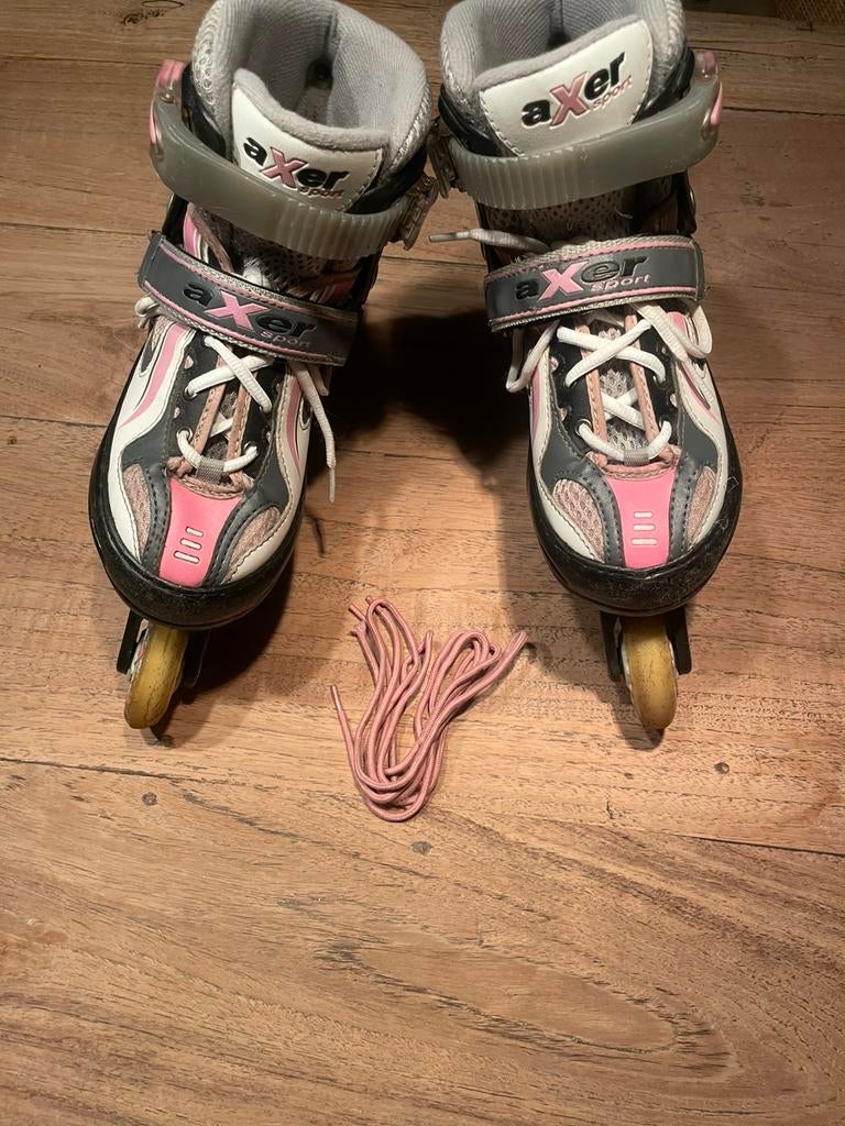 Axer verstelbare inline skates roze/zwart - Maat 34-37, Overige merken, Kinderen, Ophalen of Verzenden, Inline skates 4 wielen