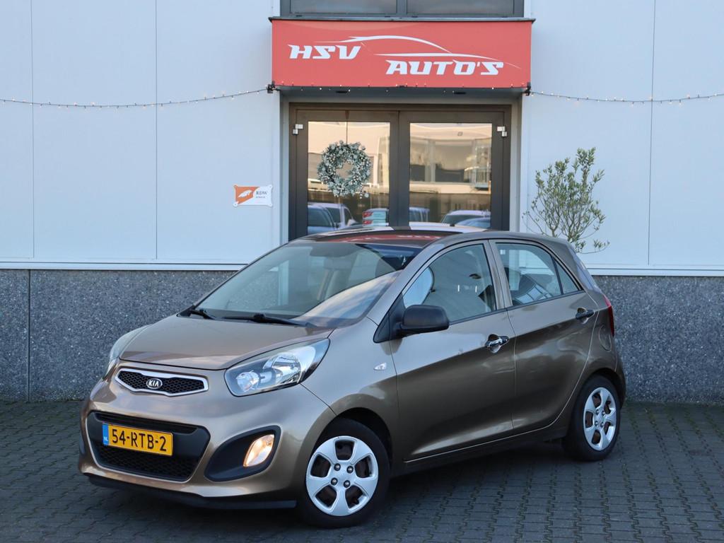 Kia Picanto 1.0 CVVT airco LM 4-deurs org NL, Voorwielaandrijving, Euro 5, Gebruikt, Bruin