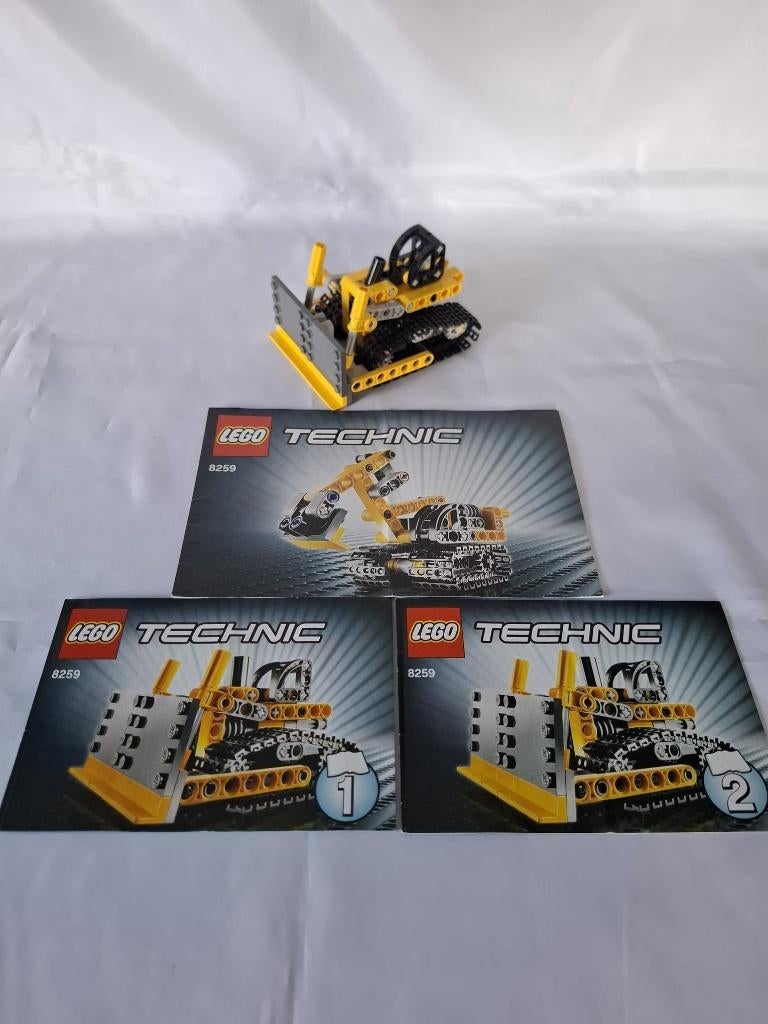 lego 8259 Bulldozer shovel Technic, Kinderen en Baby's, Ophalen of Verzenden, Gebruikt, Complete set, Lego