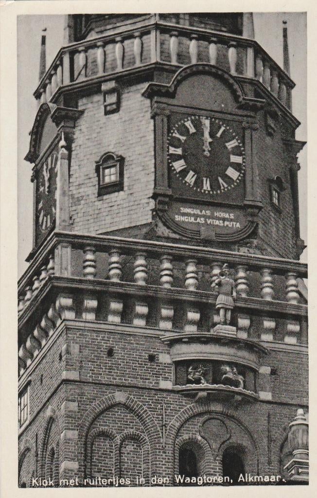 alkmaar- waagtoren, Ophalen of Verzenden, Voor 1920, Noord-Holland