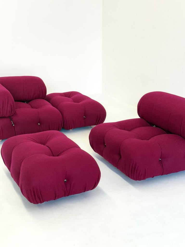 Camaleonda Modulaire Sofa Bordeaux Mario Bellini B&B Italia, Ophalen, -, Zo goed als nieuw, B&B Italia
