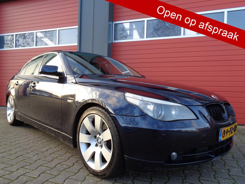 BMW 5 Serie 525i High Executive 192PK Automaat Clima Cruise, Auto's, Automaat, Achterwielaandrijving, Gebruikt, 2000 kg