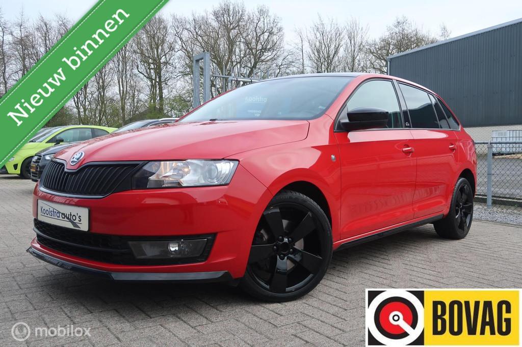 Skoda Rapid 1.4 TSI Monte Carlo AUTOMAAT, PANODAK, XENON, Gebruikt, Zwart, 4 cilinders, 122 pk