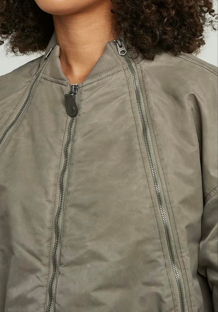 G-Star RAW Bomberjack Oversized Fit - Nieuw (L), Kleding | Dames, Jassen | Winter, Nieuw, Maat 42/44 (L), Grijs, Ophalen of Verzenden