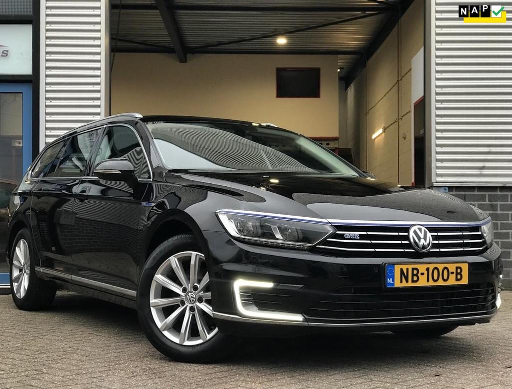Volkswagen Passat Variant 1.4 TSI GTE Connected Series|Navi|, Zwart, Hybride Elektrisch/Benzine, 1600 kg, 93 €/maand