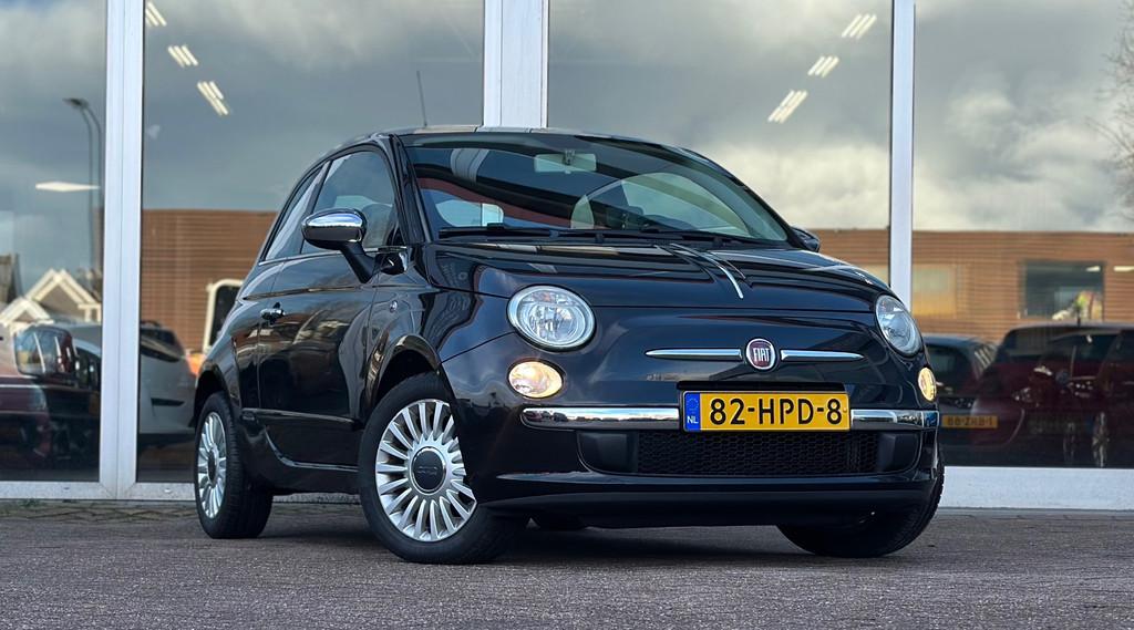 Fiat 500 1.2i Lounge 1e Eigenaar Schuif/Kantel dak Navigatie, Gebruikt, 1242 cc, 4 cilinders, 840 kg