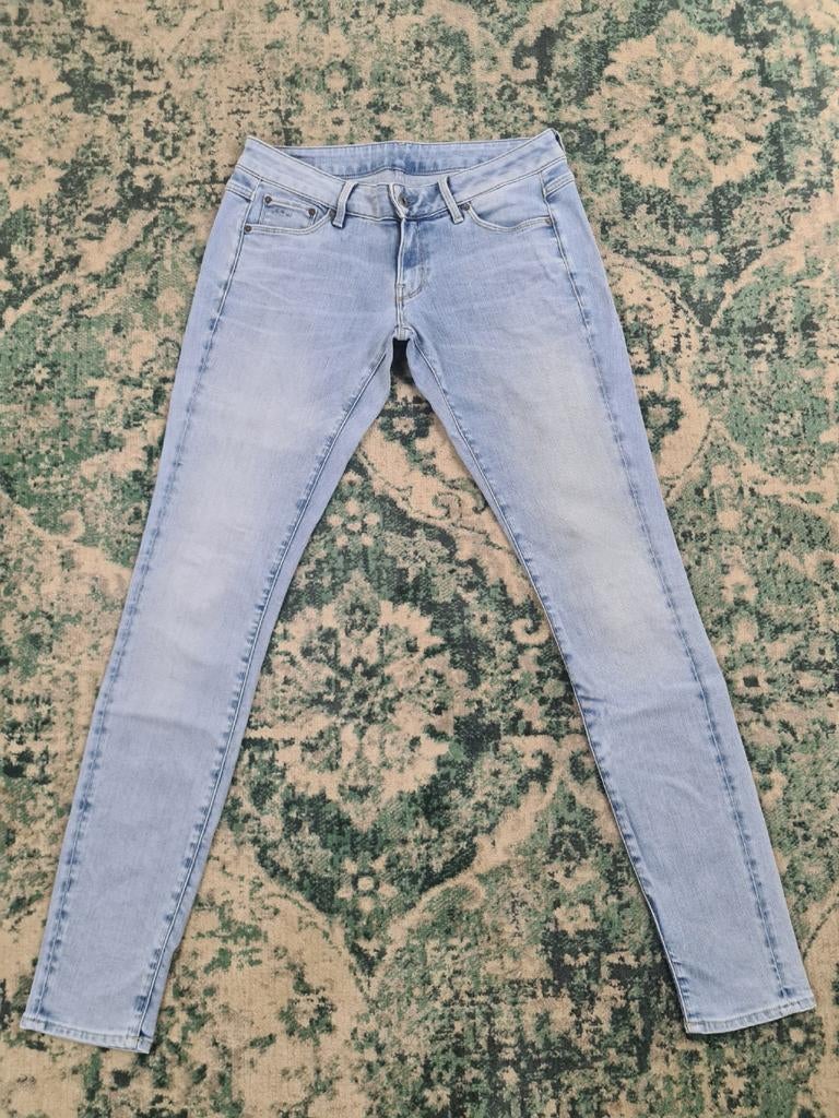 G-star raw 3301 low super skinny W29 L34 WMN Tulsi2934 Blauw, Blauw, Ophalen of Verzenden, W28 - W29 (confectie 36), G-STAR RAW
