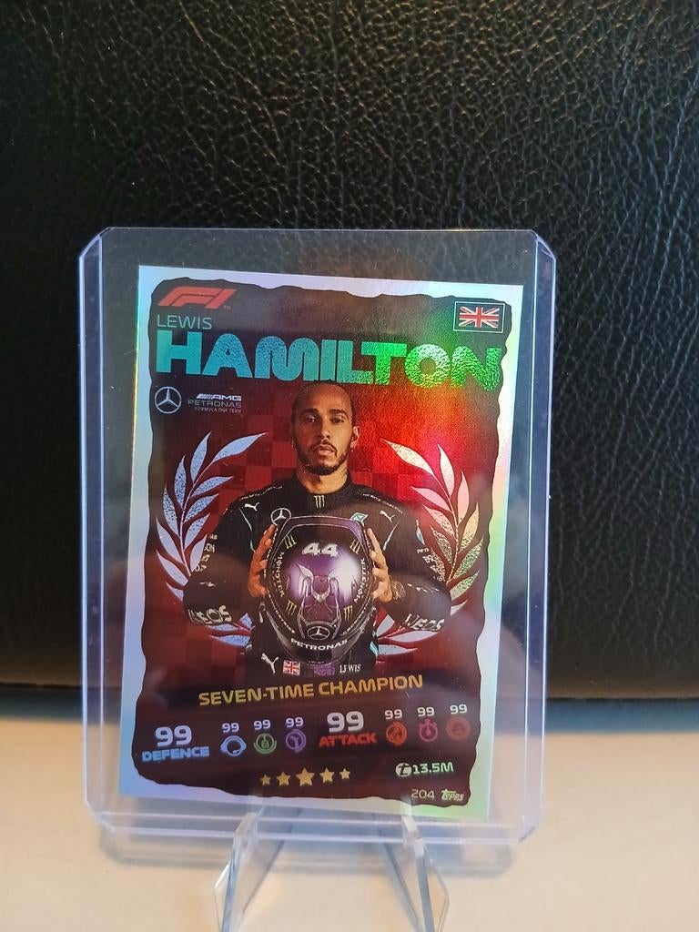 Lewis Hamilton Topps Turbo Attax 2021 Kaart, Verzamelen, Ophalen of Verzenden, Zo goed als nieuw, Formule 1