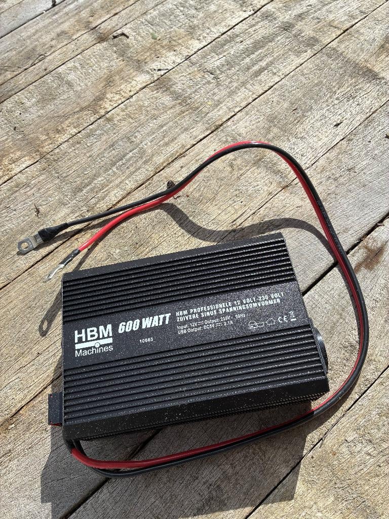 HBM omvormer 600W - 12V, Ophalen of Verzenden, Zo goed als nieuw