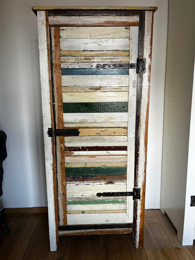 Sloophouten kast, Ophalen, Gebruikt, 50 tot 100 cm, 150 tot 200 cm