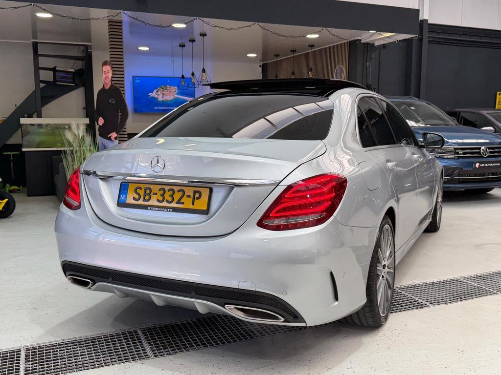 Mercedes-Benz C-klasse 250 Edition 1 AMG|Pano|Leder|Navi|Sto, Automaat, 4 cilinders, Leder, 17 km/l