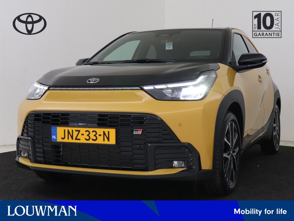 Toyota Aygo X Hybrid 115 GR Sport (bj 2025, automaat), Euro 6, Overige kleuren, 4 stoelen, 116 pk