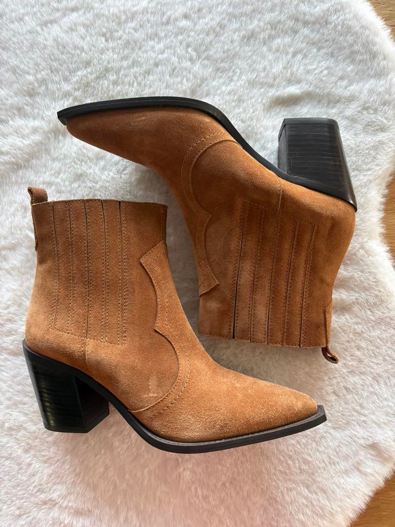 DSTRCT Suede laarzen maat 40, Overige kleuren, Lage of Enkellaarzen, Ophalen of Verzenden, Zo goed als nieuw