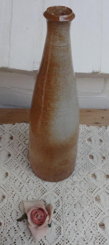 Vintage Franse hoge gemerkte gres fles, Ophalen of Verzenden