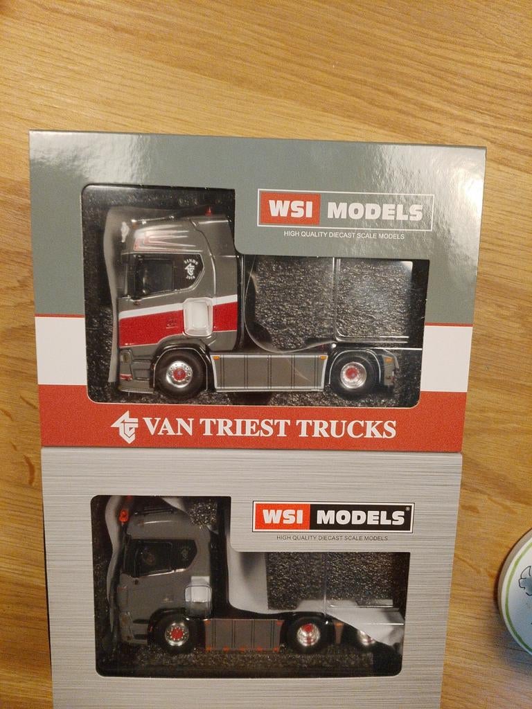 wsi scania vtt van triest.., Hobby en Vrije tijd, Modelauto's | 1:50, Ophalen of Verzenden, Nieuw, Bus of Vrachtwagen, Wsi