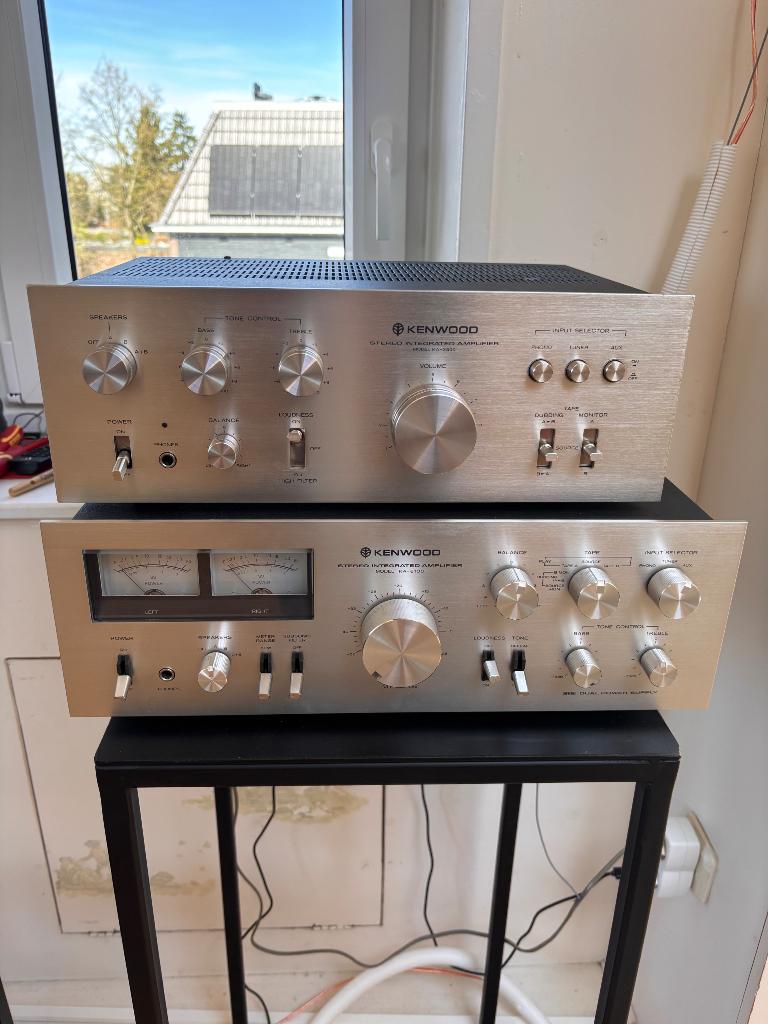 Kenwood vintage versterker met phono (platenspeler) ingang, Audio, Tv en Foto, Versterkers en Receivers, Overige merken, Gebruikt