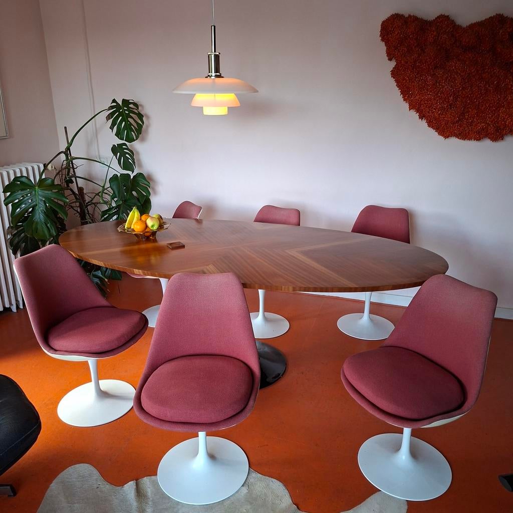 Eero Saarinen tulip chairs (6) draaibaar origineel Knoll Int, Huizen en Kamers