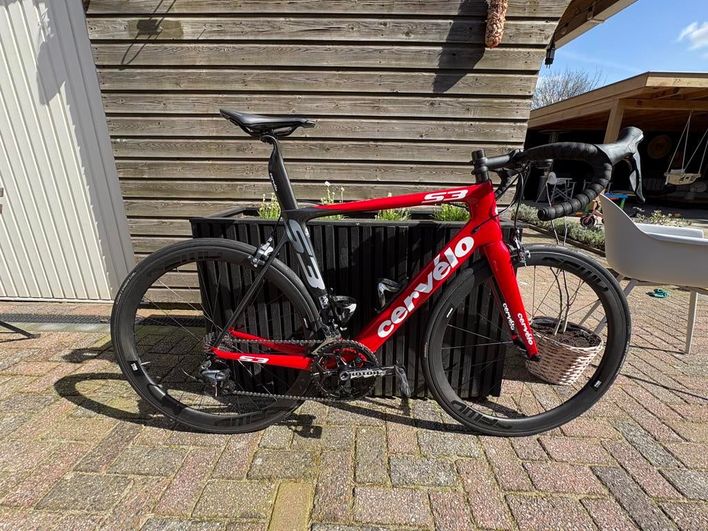 Cervelo S3 Carbon - Framemaat 56, Zo goed als nieuw, Meer dan 20 versnellingen, 53 tot 57 cm, Ophalen