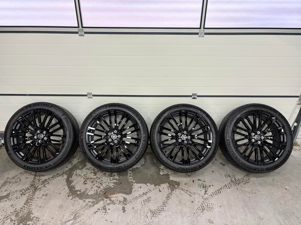 Range Rover 23” Style 1084 zwart Duo Tone velgen OEM, Ophalen, Gebruikt, 285 mm, Banden en Velgen