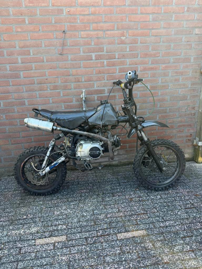 Pitbike 110 cc opknapper, Fietsen en Brommers, Minibikes, Midibikes en Pitbikes, Gebruikt, Pitbike, Ophalen