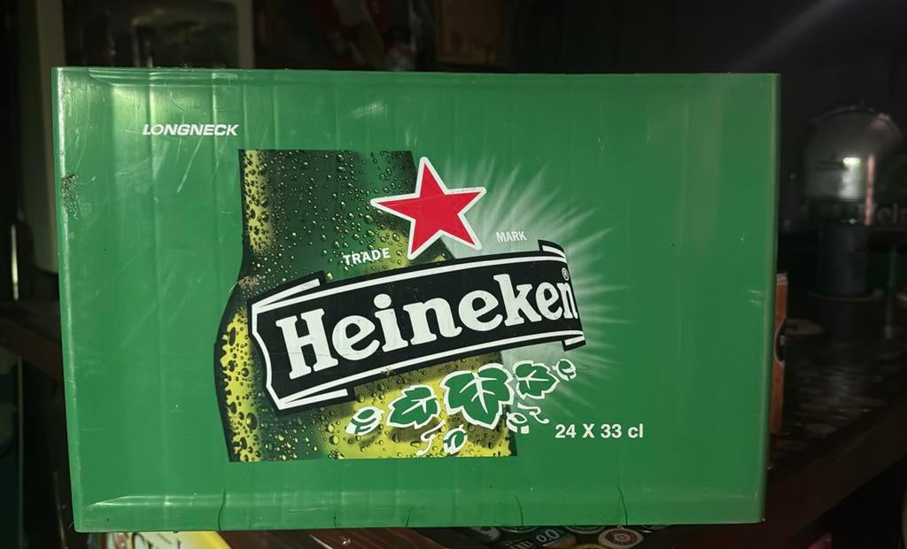 Heineken longneck bierkrat, Ophalen, Gebruikt, Heineken
