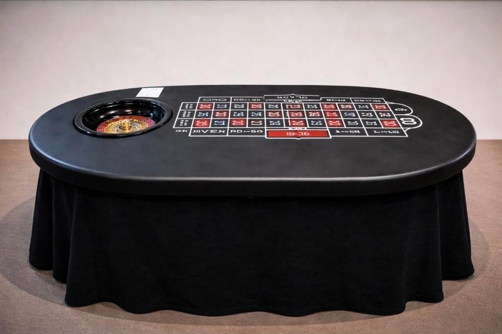 Verhuur Casino tafel, Roulette tafel, pokertafel en Blackjac, Ophalen
