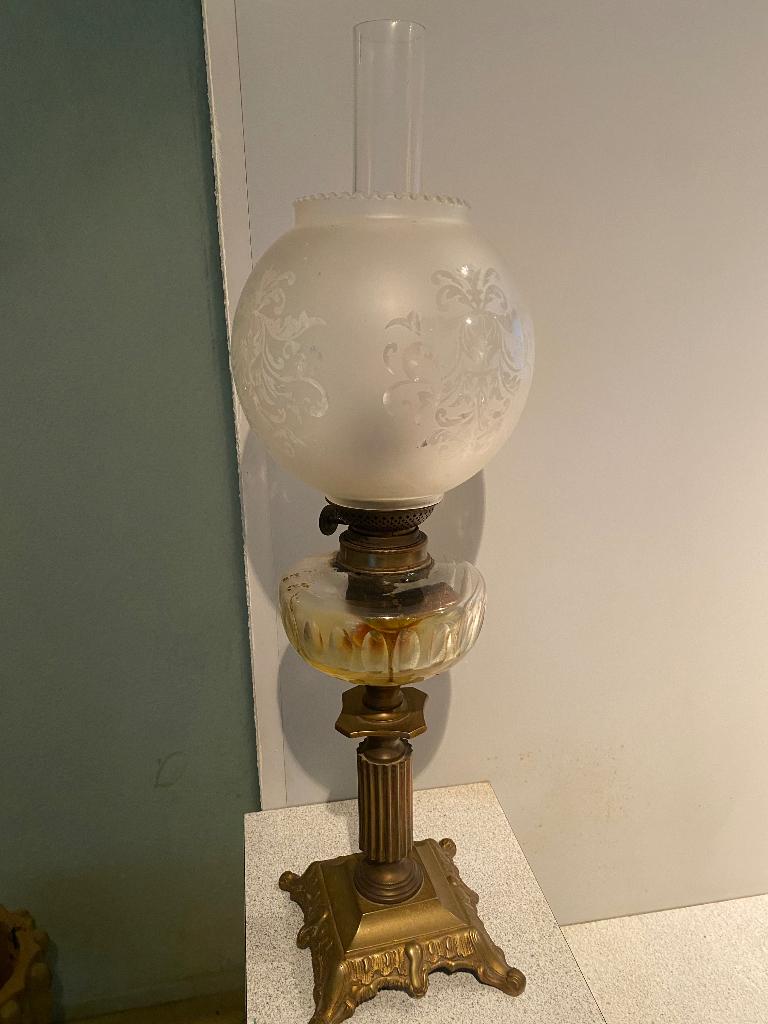 Olielamp, Antiek en Kunst, Antiek | Lampen, Ophalen