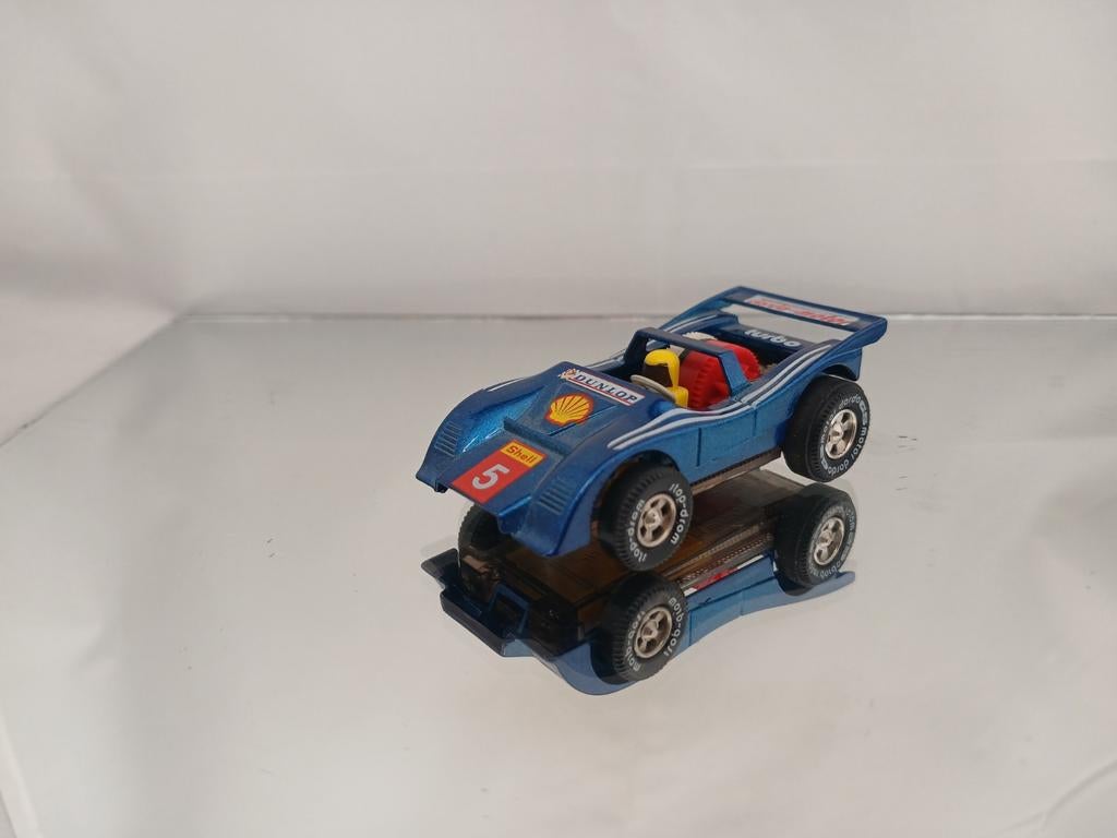 Darda Raceauto blauw 1:60, Hobby en Vrije tijd, Modelauto's | Overige schalen, Ophalen of Verzenden, Zo goed als nieuw, Auto